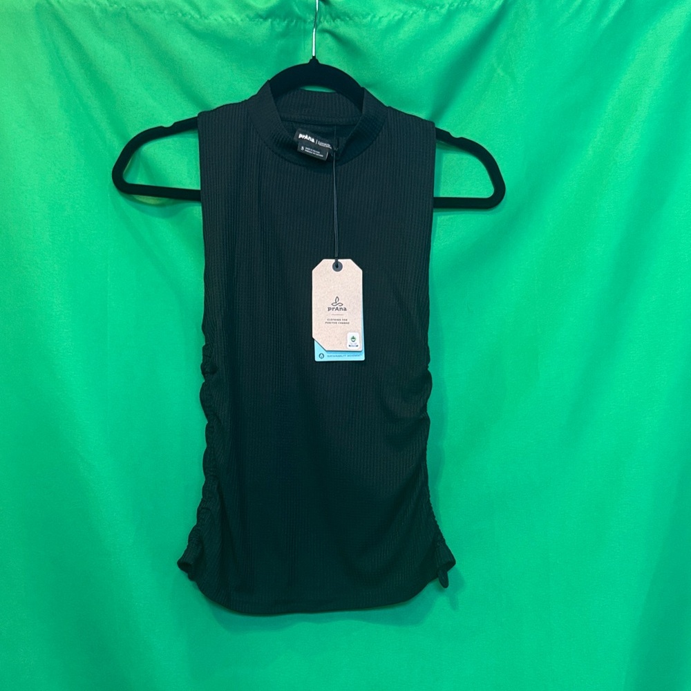 Prana black Blazing Star Sleeveless Tank women’s small NWT New